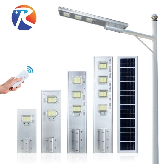 Sconto del 5% Lampione stradale a LED ad energia solare integrato 10W 60W 100W IP66 a risparmio energetico tutto in uno